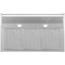 SMEG KD90HXE - Wandschouw afzuigkap - 4 snelheden 820 m3/u 70 dB(A) - RVS