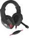 Natec Argon 120 - Gaming headset - Stereo 2.0 geluid - Rood Zwart