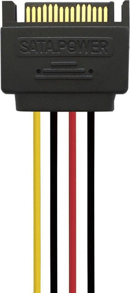 AISENS A131-0353 SATA-kabel 0,2 m SATA 15-pin 2 x SATA 15-pin Zwart, Rood, Geel