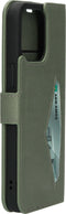 Mobiparts iPhone 14 Pro Max - Classic Wallet Case - Ruimte voor pasjes - Groen