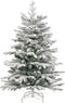 vidaXL - Kunstkerstboom - met - scharnieren - en - sneeuw - 120 - cm