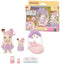 Sylvanian Families 5806 - Slaperige droomset - Marshmallowmouse jongen en baby met badaccessoires