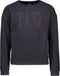 Flo Meisjes Trui - Sweater met zilveren kraaltjes - Navy - Maat 152