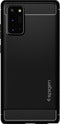 Spigen Galaxy Note 20 5G - Rugged Armor - Schokbestendig - Zwart