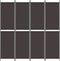 vidaXL - Kamerscherm - met - 4 - panelen - 200x220 - cm - stof - bruin