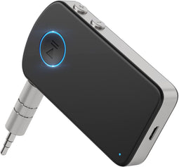 Strex Bluetooth Receiver - BT 5.4 - 3.5MM AUX - Handsfree Bellen - Kraakhelder Geluid - Zwart Zilver