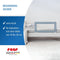 Sleepn Keep Bedhek 100 cm Blauw - Valbescherming voor Kinderbedden