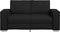 vidaXL - Loveseat - Bank - Zwart - 120 - cm - Kunstleer