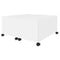 Salontafel 75x75x38 cm bewerkt hout wit