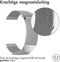 imoshion Milanees magnetisch bandje - Universeel 22 mm aansluiting - Maat S - Zilver
