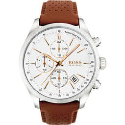 Hugo Boss HB1513475 - Polshorloge - Quartz - Ø44 mm - Bruin
