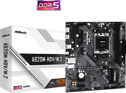 ASRock A620M-HDV - Moederbord - Socket AM5 DDR5 96 GB - Micro ATX