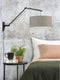 GOOD&MOJO Wandlamp Andes - Bamboe Zwart/Taupe - 95x47x55cm - Binnen Scandinavisch,Bohemian