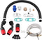 Turbo olietoevoerleiding turbo kit, Turbo AN10 olietoevoer retourleiding, adapter flens set voor T3 T4 GT35 T70 T66