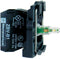Schneider Electric ZB5AW0B11 Hulpschakelaar, LED-element Met bevestigingsadapter, Met fitting 1x NO Wit Moment 24 V/DC,