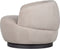 BePureHome Woolly Draaifauteuil - Ribstof - Natural - 71x84x88