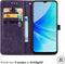 iMoshion Hoesje Geschikt voor Oppo A57s / A57 Hoesje Met Pasjeshouder - iMoshion Mandala Bookcase - Paars