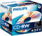 Philips CW7D2NJ10/00 - CD-RW - 700 MB - 80 Min - 4-12x (10 stuks)