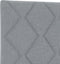 vidaXL - Hoofdbord - met - Diamantblokontwerp - in - Lichtgrijs - - - 180 - cm - Stof