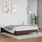 vidaXL - Bedframe - kunstleer - bruin - 140x200 - cm