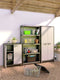 Keter Titan Hoge Kast - 4 Planken - 80x44x182cm - Zwart/Grijs