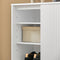 SoBuy FSB62-W - Buffetkast - Schuifdeuren wielen - Wit