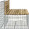 vidaXL - Tuinbank - schanskorfontwerp - 103x70x65 - cm - geïmpregneerd - hout