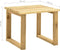 vidaXL - Ligbed - met - tafel - geïmpregneerd - grenenhout