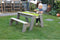EXIT Aksent zand-, water- en picknicktafel (1 bankje)