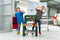 Klein Toys Bosch mini werkbank - 77 delig - met accessoires en leerfuncties - donkergroen