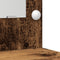 vidaXL - Kaptafel - met - LED - Verlichting - Oud - Hout - 78,5x41x135 - cm