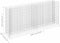 vidaXL - Gabion - plantenbak - verhoogd - 180x30x90 - cm - gegalvaniseerd - staal
