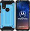 iMoshion Hoesje Geschikt voor Motorola One Vision Hoesje - iMoshion Rugged Xtreme Backcover - Lichtblauw