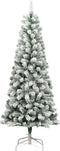 vidaXL - Kunstkerstboom - met - scharnieren - en - sneeuw - 240 - cm