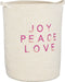 Mica Decorations Opbergmand - Set van 2 - H46 x Ø33 cm - Katoen - Wit