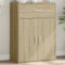 vidaXL - Dressoir - 60x30x84 - cm - bewerkt - hout - sonoma - eikenkleurig
