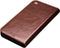 Qialino - lederen luxe bookcase hoes - Geschikt voor iPhone 13 - Bruin