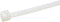 Kabelbinders - 750 x 7,6mm - Trekkracht tot 54,4kg - 100 stuks - Transparant
