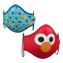 Hygiënisch en herbruikbaar gezichtsmasker gemaakt van stof Sesame Street Premium 3-5 jaar