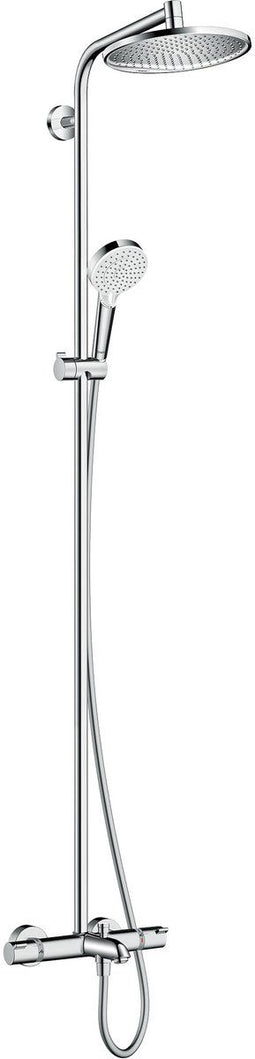 Hansgrohe Crometta S 240 - Showerpipe 1jet met badthermostaat - XXL performance chroom