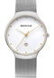 BERING 13338-001 - Polshorloge - RVS - Ø 38 mm - Zilverkleurig