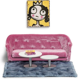 Lundby Poppenhuis Set - Woonkamer (Roze)