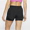 Nike Nk 10K - 2-in-1 Sportshort Dames - Waterafstotend - Zwart (M)