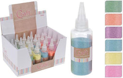 Deco Glitters in Fles, 24 flesjes (4x6 kleuren)