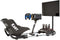 Oplite NitroKart - Racing Cockpit - Family Pack met kinderzitverkleiner - Zwart