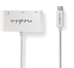 Nedis CCGP64760WT02 - USB-C naar USB A Kabel - 20cm - Wit