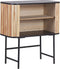 CARNEY - Dressoir - Lichthout/Zwart - MDF