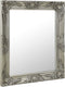 vidaXL - Wandspiegel - barok - stijl - 50x60 - cm - zilverkleurig