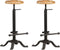 vidaXL - Barstoelen - 2 - st - massief - mangohout