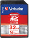 Verbatim SDHC Class 10 - Geheugenkaart 32GB - Lezen/schrijven 10MB/s